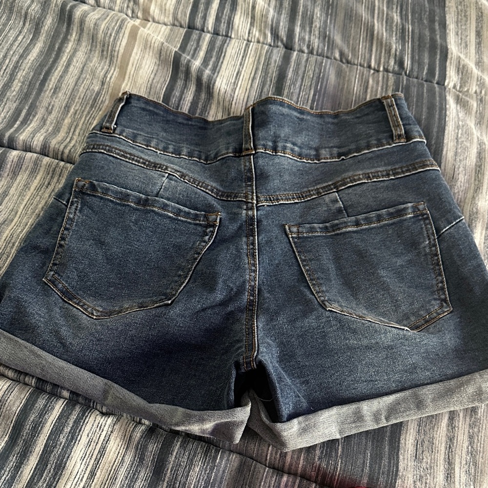 Denim Blue Women's Shorts - Picture 9 of 10
